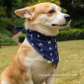 Poliéster suave accesorios para mascotas Triángulo Bandana para perros